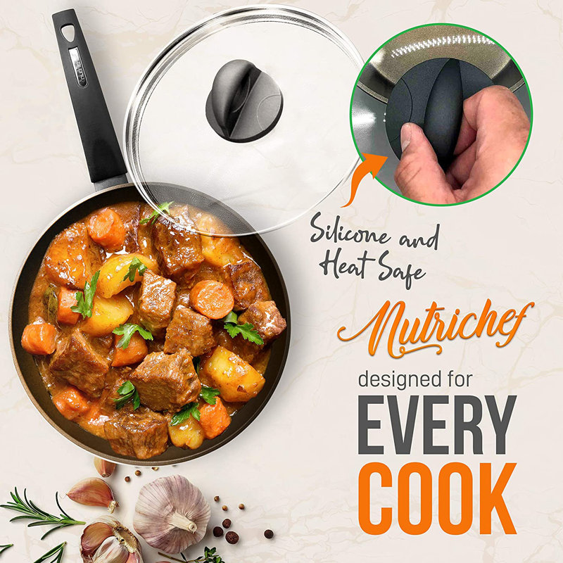 12 - Piece Non-Stick Aluminum Cookware Set
