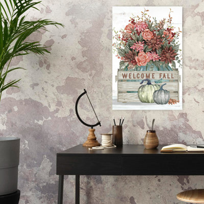 Welcome Fall Contemporary Flower Art