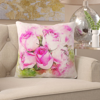 Coussin décoratif fleurs Timmy