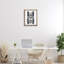 Miroir noir et fleurs encadrées, art mural encadré, lettré et doublé-675911687-675911928