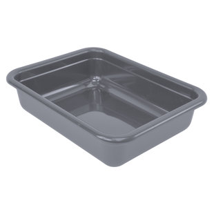 Bussing Tub, flat bottom, polypropylene, NSF, case of 12