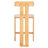 Cayde Wood Counter Stool-282232607