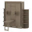Lit escamotable avec armoire murale cachée-1413165098
