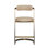 Baldwin Upholstered Bar Stool with Metal Frame