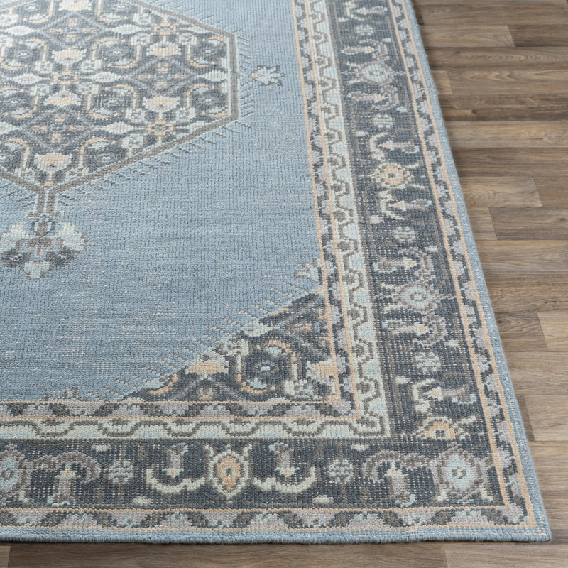 Elsea Wool Oriental Indoor Rug, Rectangle 2' x 3'