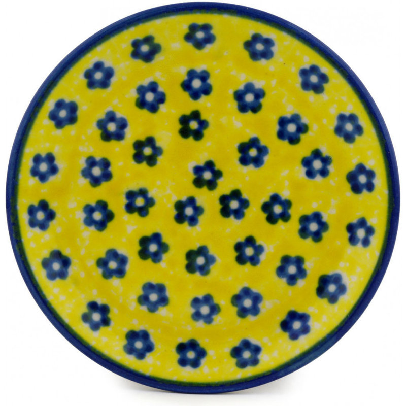 Sunshine Polish Pottery 4" Plate