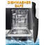 Hunter.dual 19 Pcs Kitchen Knife Set With Block Self Sharpening, Dishwasher Safe, Anti-slip Handle, Black