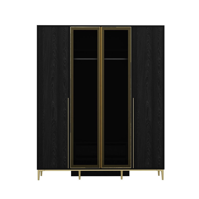 Elina 2 Door Manufactured Wood Wardrobe