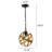 Rowling 1 - Light Black/Natural Pendant