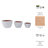 Planters Pottery Clay Modern Textured Round Design Decorative Bowl Style Set Of 2-996099834