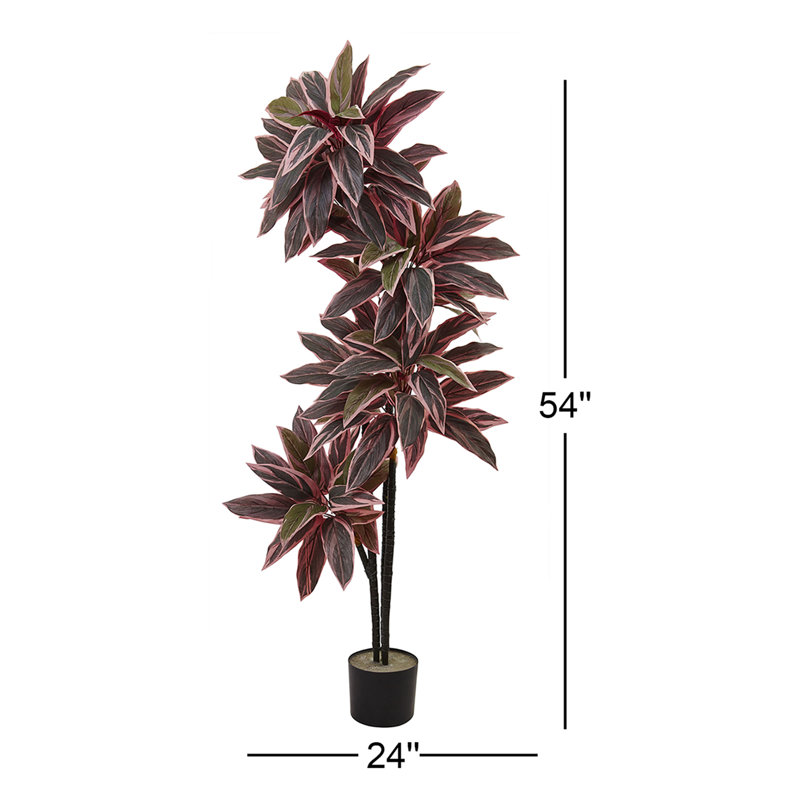 54 po Dracaena artificiel en pot