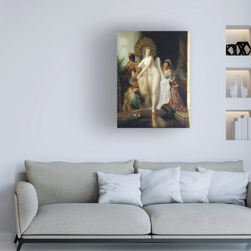 Art sur toile, Henri Pierre Picou, H 19 po x l 14 po