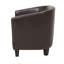 Boles Faux Leather Barrel Chair