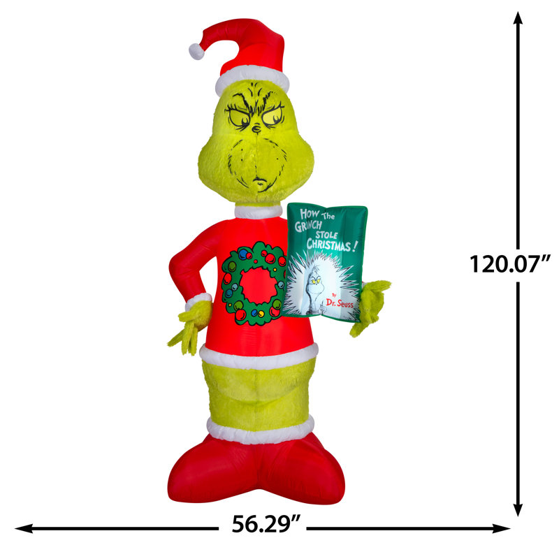 Peluche grincheux de Noël Airblown