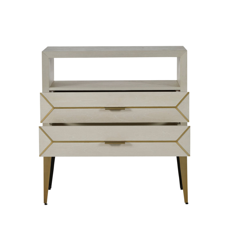 Whitley 2 Drawer Nightstand