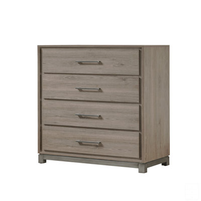 Commode de rangement contemporaine à 4 tiroirs 1Pc