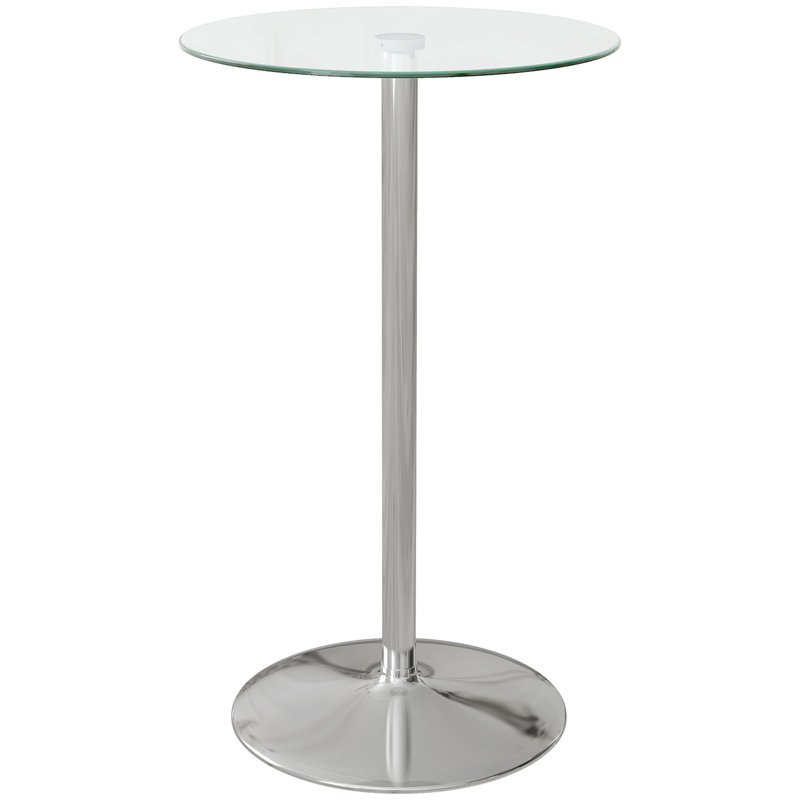 Janieka Round Glass Outdoor Bar Table