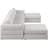 Howardine Upholstered U-Shaped Sectional with Ottoman Reversible-82751090
