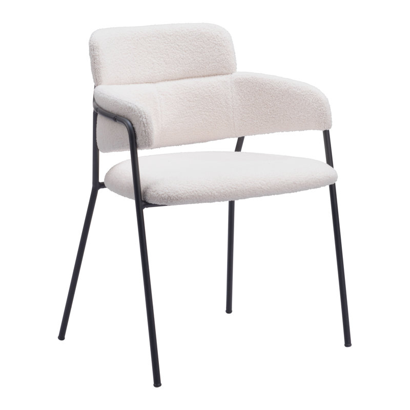 Ensemble de chaises de salle à manger Josephine (ensemble de 2) brun, Crème, crème