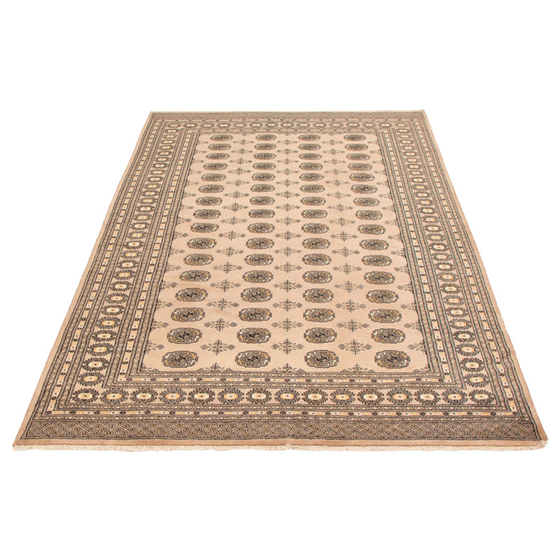 Tapis taupe 6 pi 7 po x 10 pi 3 po Finha Peshawar Bokhara