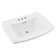 American Standard Edgemere 19.5'' White Ceramic Rectangular Bathroom Sink with Overflow