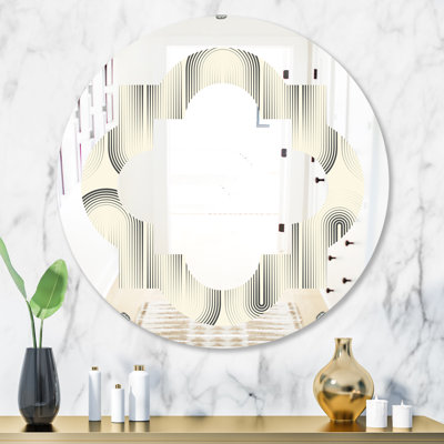 Miroir mural éclectique Quatrefoil