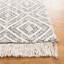 Tapis géométrique en laine et en coton tissé à la main Castillo-70812889