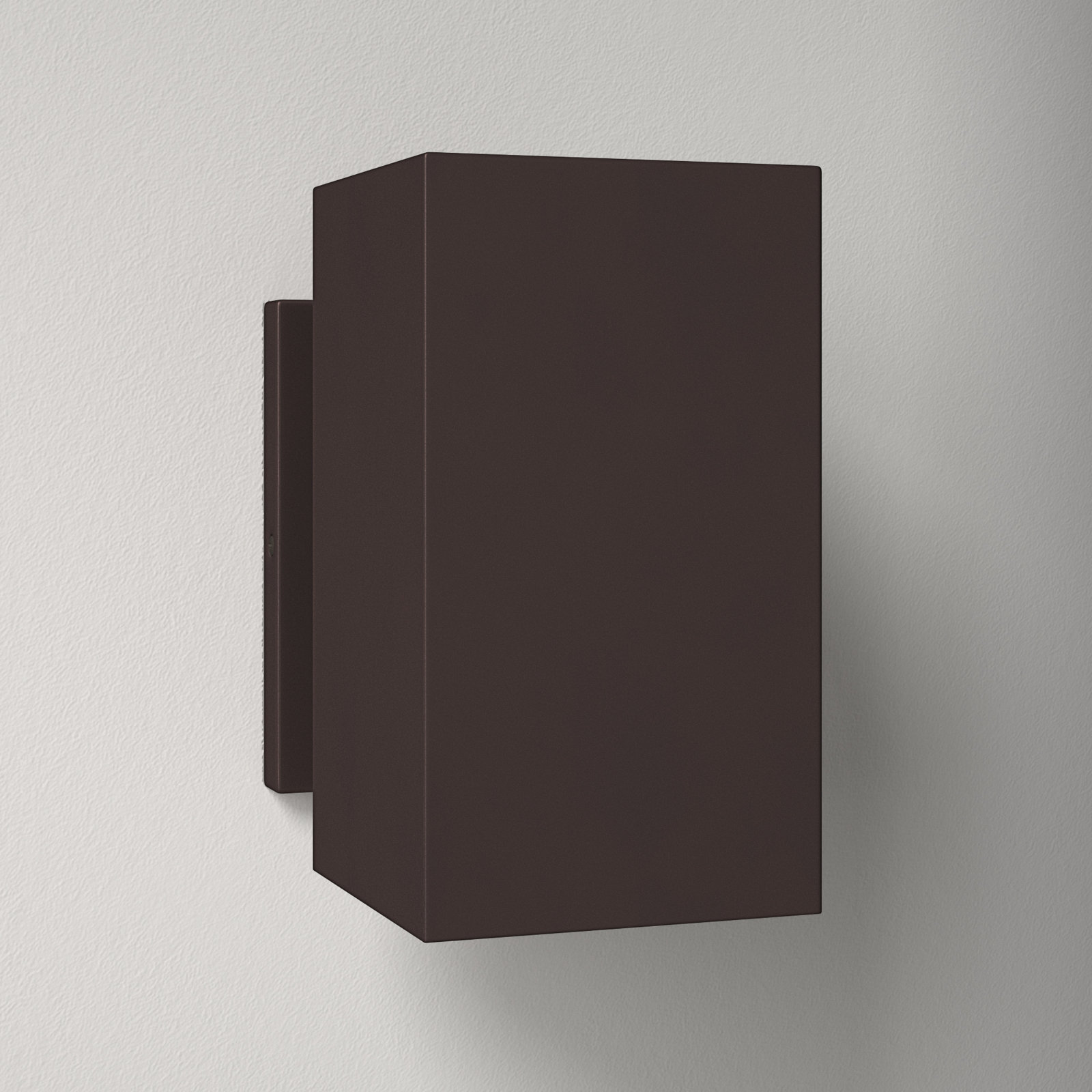 Dyer Aluminum Wall Light, Bronze, 9" H x 5" W x 5" D, No