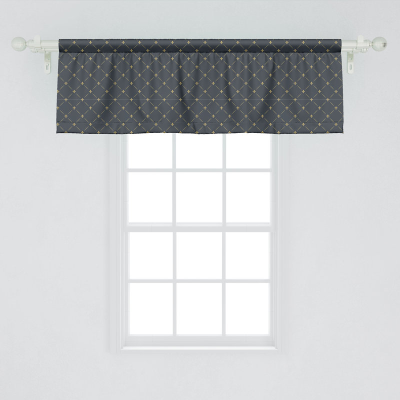 Cantonnière Ambesonne Fleur De Lis