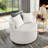 Barrel Accent Chair with Wheels