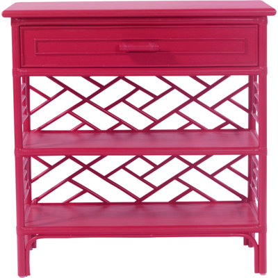 Chippendale End Table with Storage