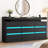 9 Drawer Dresser With LED Light And Charging Station-812487840