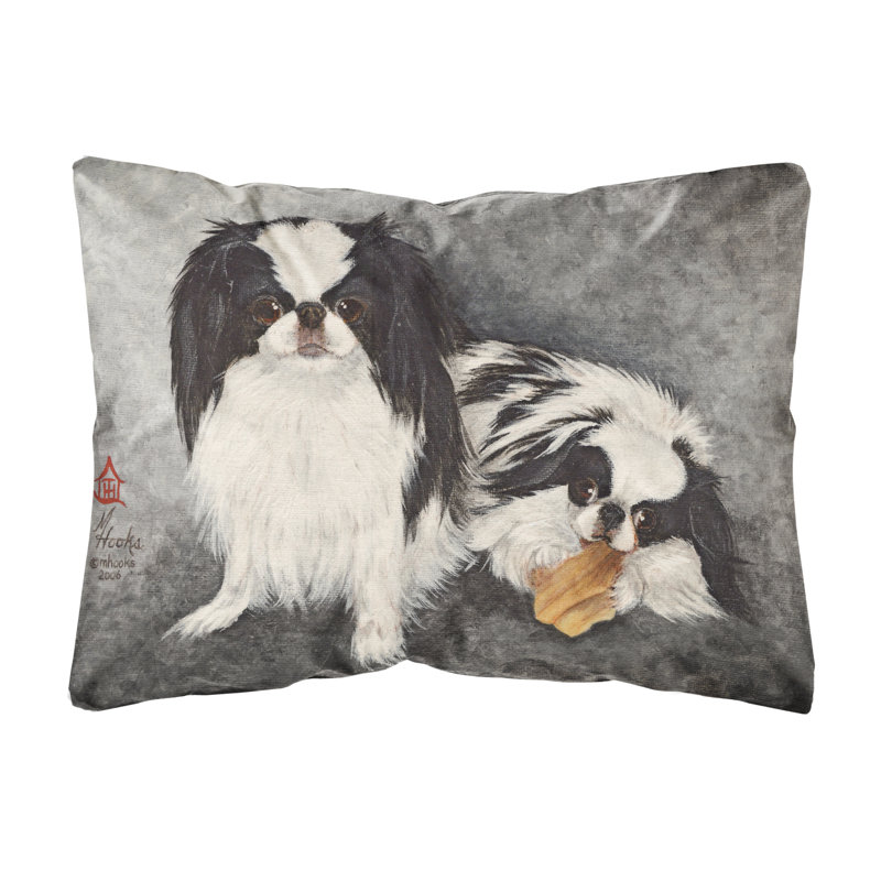  Coussin décoratif intérieur / extérieur en tissu japonais Chin Impress