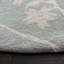 Tapis floral en laine et viscose touffeté à la main Soho-31778484