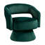 Chaise d'appoint Luxury Home, velours, meubles de construction pivotants en bois massif, base-1280487038