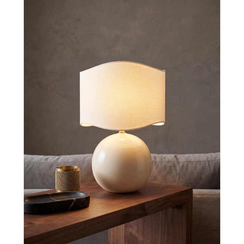 Marisely Table Lamp, Cream