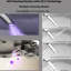 Toilette intelligente avec nuit étoilée et bidet, conception de salle de bain moderne, ouverture / fermeture automatique du siège, capteur de pied pour la chasse d'eau, affichage à DEL, séchage à l'air chaud, gris mat - fonctions d'utilisation intégrées, déplacement-126080989