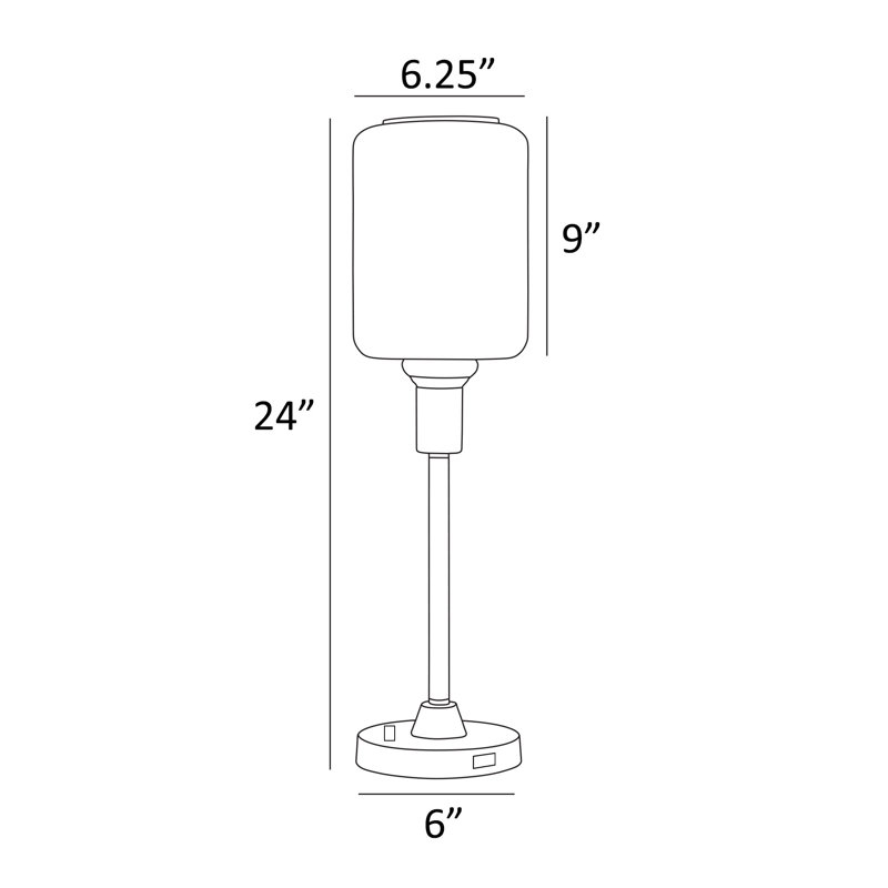 Ensemble 3 pièces de lampes de table et sur pied Terew