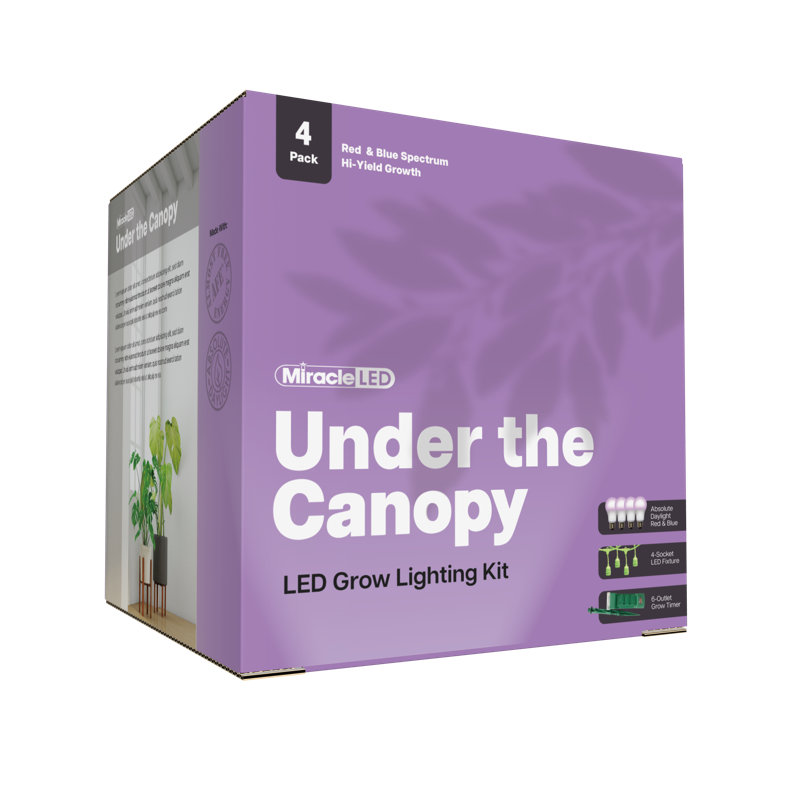 Miracle LED Growing Kit, Red/Blue Spectrum