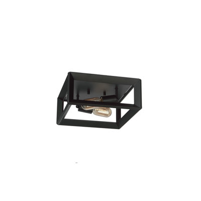 Plafonnier encastré 2 lumières 12 po