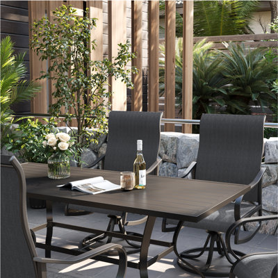 Jeovoni Swivel Patio Dining Armchair