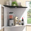 Garde-manger de coin 70,9 po Arniece-78127786