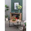 Table basse ronde en bois D32 "X 18" Farmhouse