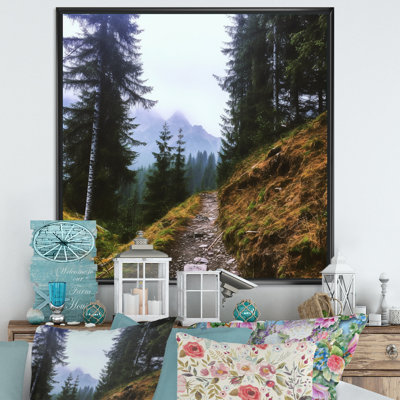 «Mountain Randonnée en été I», reproduction sur toile