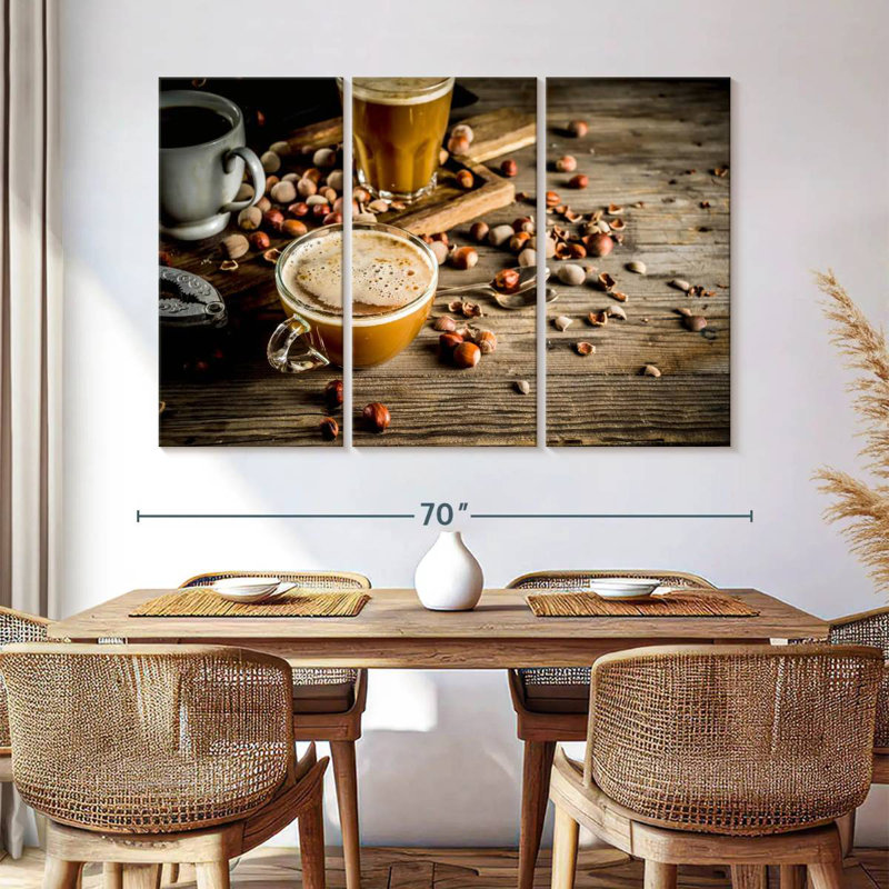 Yarlin Brewed Hazelnut Coffee, 24" H x 38" W
