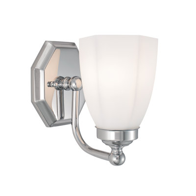 Alona 7'' High 1-Light Sconce - Chrome