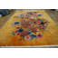Chinese Knotted Rectangle - Art Deco Yellow Wool 1930s Antique Room Size Rug