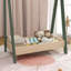 Shunichi Kids Clothes Rail Children Dress Up Rail with 3 Hangers Green