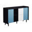 Buffet moderne avec buffet, porte, 2 tiroirs et 2 rangements ouverts-875869363
