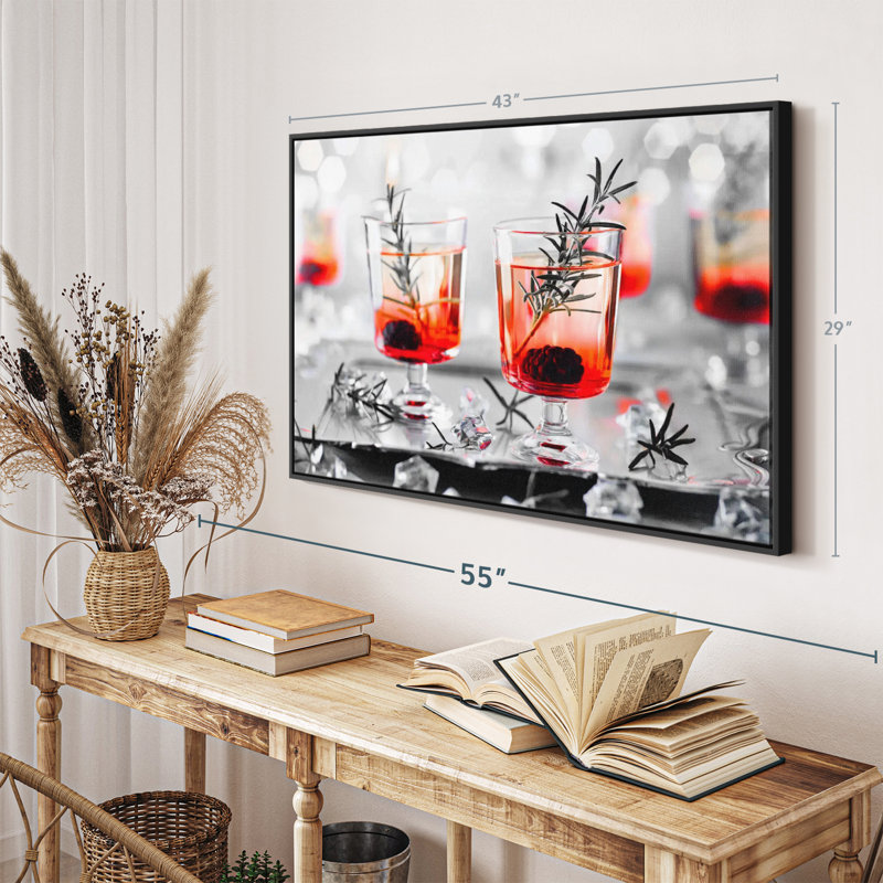 Impression sur toile Blackberry Whiskey, H 29 po x l 43 po